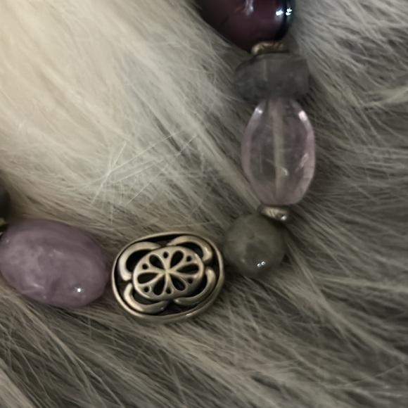 SILPADA amethyst stretchy sterling silver bracelet main image 0